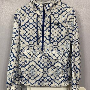 North face zip up raincoat